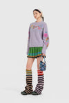 YANYAN KNITS Fall/Winter 2025 Collection: FAFA Alpaca Wool Knit Sweater/Top/Pencil Skirt YYK-YYW24-1952-ZI (Top: YYW24-1942)